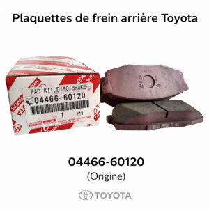 Plaquettes de frein arrière Toyota 04466-60120